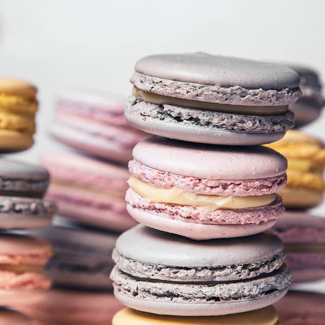 Floral macaroons